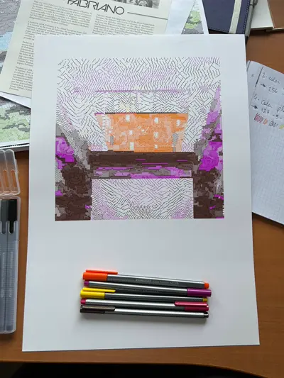 Metro Station Plotted