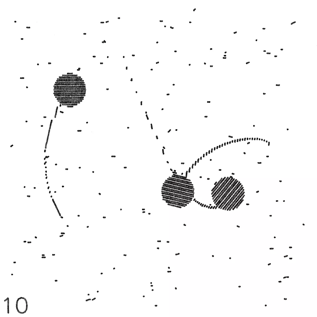 3-body simulation plotted